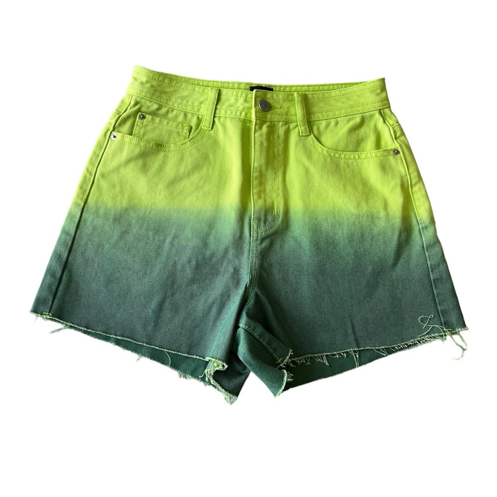 NWOT BDG Hombre Green A-Line Denim Shorts